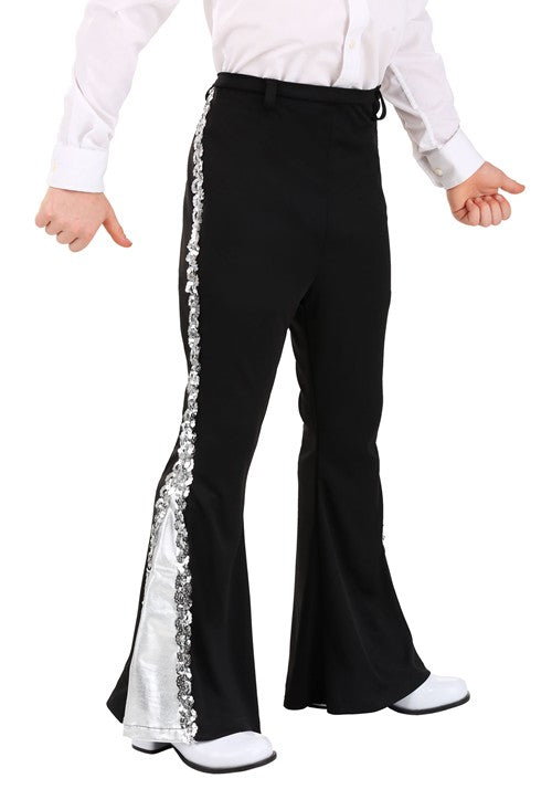 Kid's Silver Sequin Disco Costume Pants - US 5054