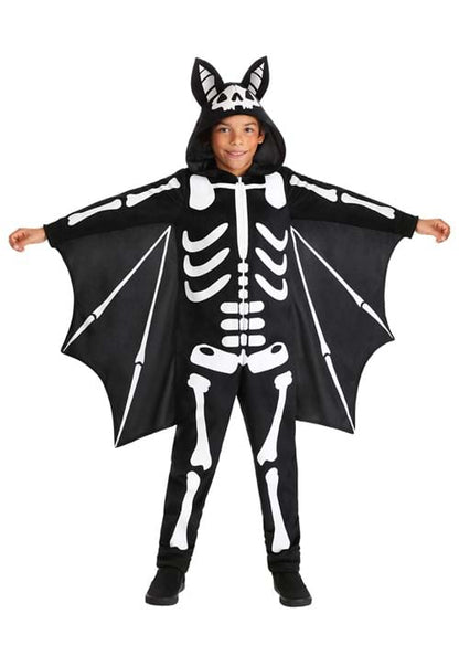 Kid's Flying Skeleton Bat Costume - US 6375