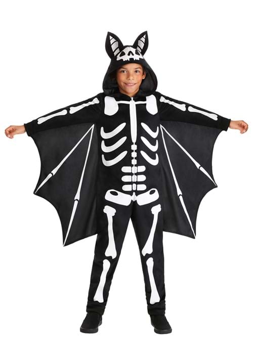 Kid's Flying Skeleton Bat Costume - US 6375
