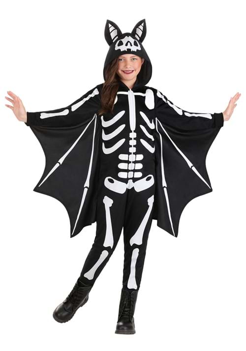 Kid's Flying Skeleton Bat Costume - US 6375