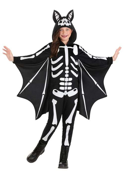 Kid's Flying Skeleton Bat Costume - US 6375