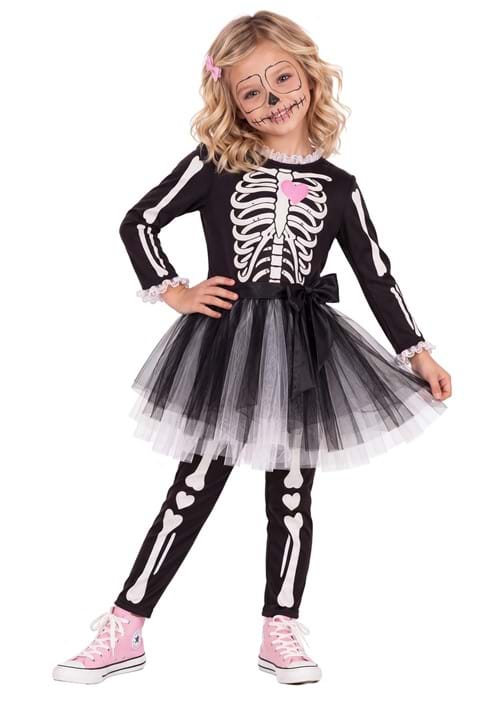 Skeleton Dress Costume for Kids - US 0476