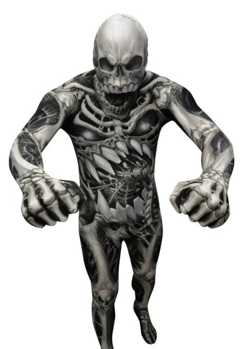 Kid's Skull and Bones Skeleton Morphsuit Costume - US 8498