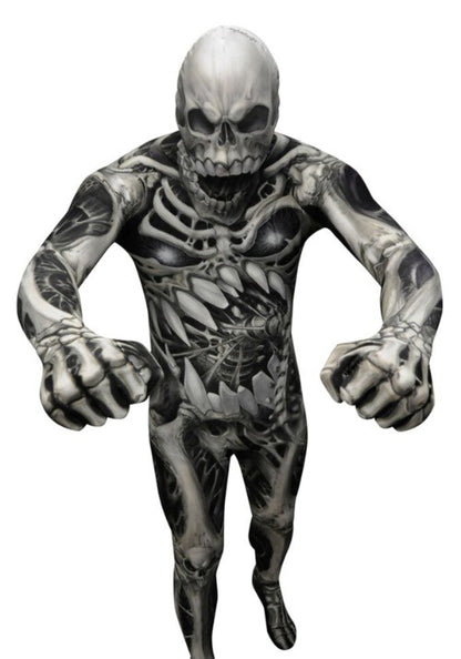 Kid's Skull and Bones Skeleton Morphsuit Costume - US 8498