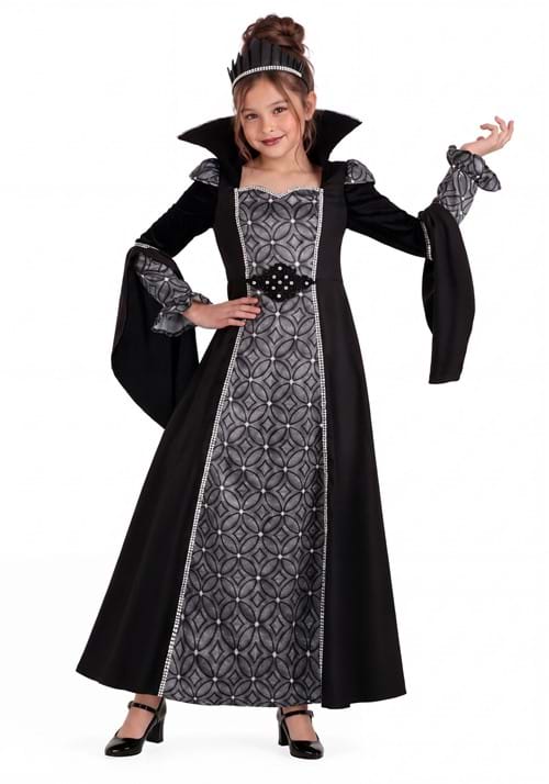 Sorceress Queen Costume Dress for Girls - US 6066