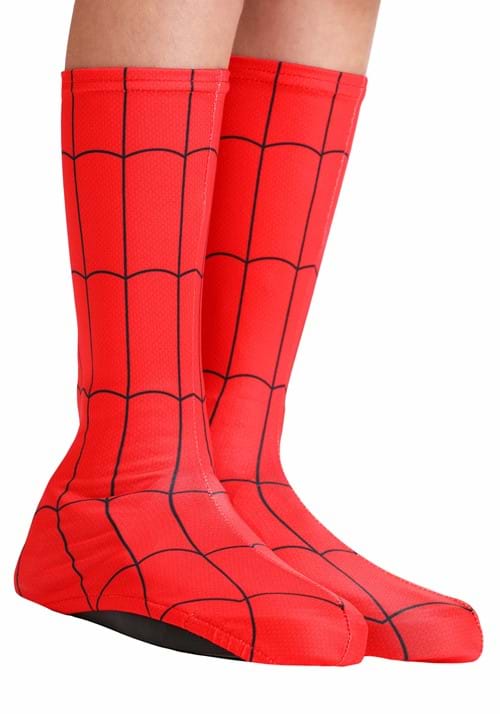 Kid's Spider-Man Costume Boot Covers - US 9619