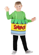 Spinach Can Costume for Kids - US 6204