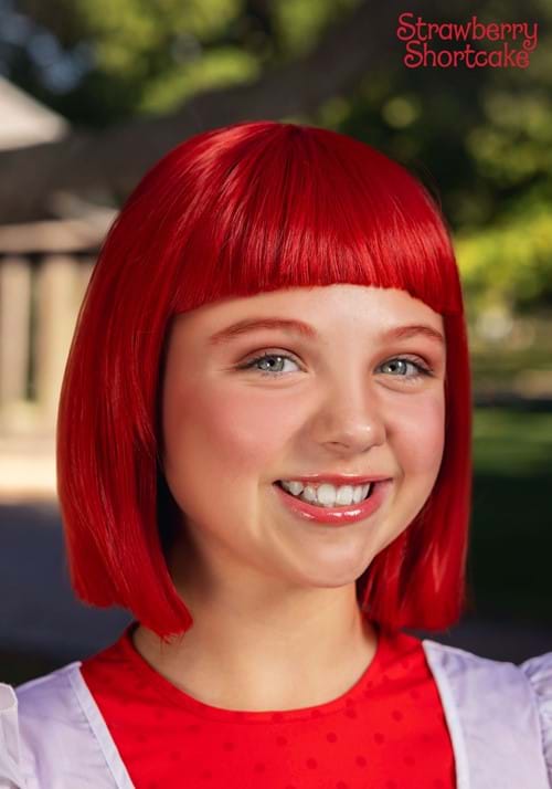 Strawberry Shortcake Costume Wig for Girls - US 3839