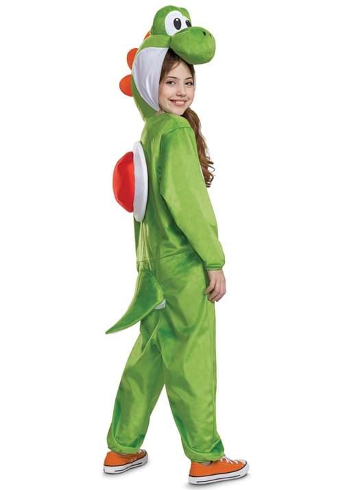 Super Mario Bros Child Yoshi Hooded Jumpsuit for Kids - US 0086