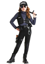 SWAT Team Girl's Costume - US 1734