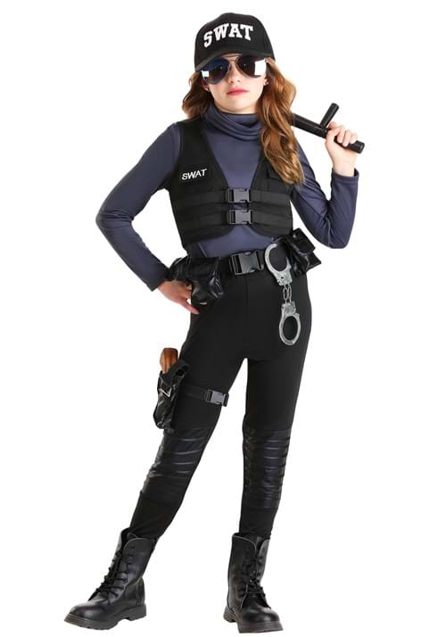 SWAT Team Girl's Costume - US 1734