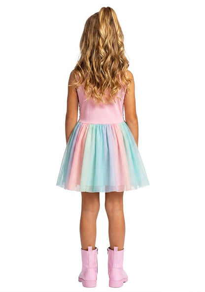 Girl's Sweet Sequin Popstar Costume Dress - US 2236