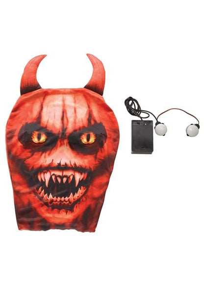 Terrifying Evil Devil Demon with Light-up Eyes for Kids - US 4708
