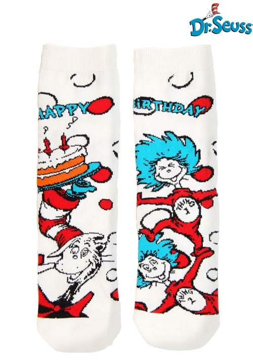 The Cat in the Hat Birthday Crew Socks for Kids - US 0046