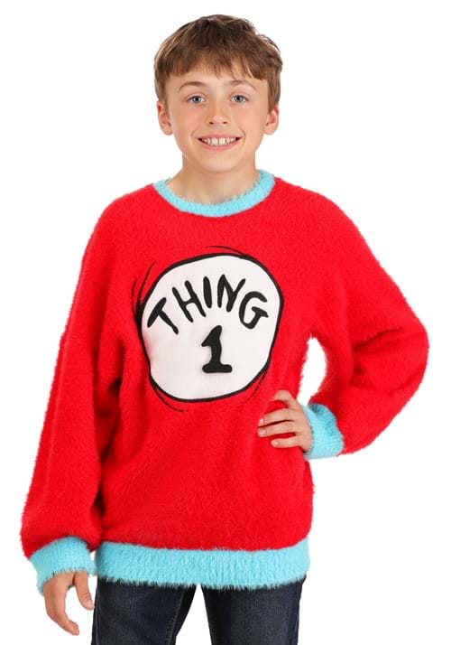 Dr. Seuss Kid's Thing 1 & 2 Christmas Sweater - US 6769