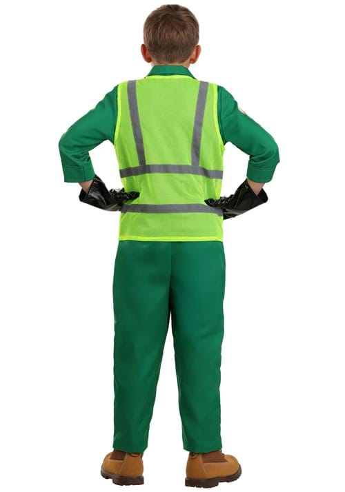 Kid's Trash Collector Costume - US 6748