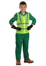 Kid's Trash Collector Costume - US 6748