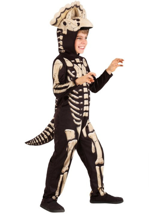 Triceratops Fossil Costume for Kids - US 0810