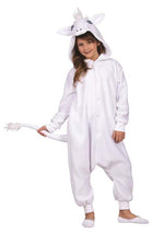Kid's Una the White Unicorn Onesie Costume - US 4806