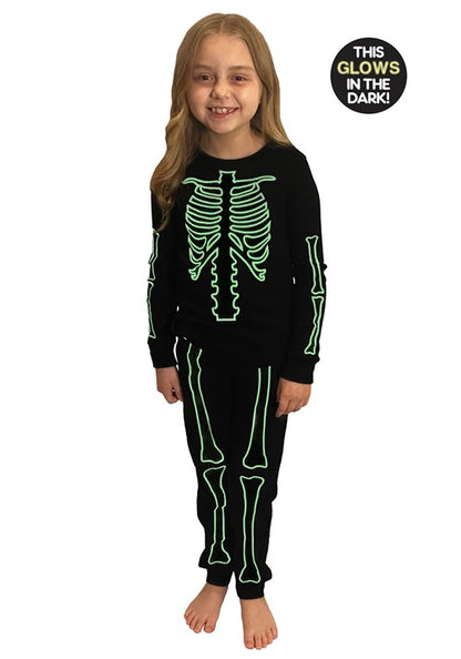 Skeleton 2 Piece Jogger Sleep Set for Kids - US 6121