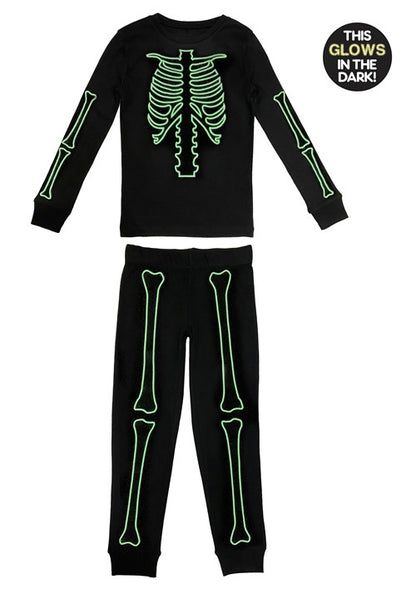 Skeleton 2 Piece Jogger Sleep Set for Kids - US 6121