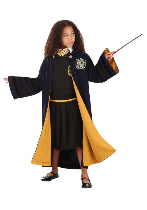 Kid's Vintage Hogwarts Hufflepuff Robe - US 3475