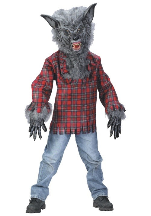 Kids Grey Werewolf Costume - US 7442