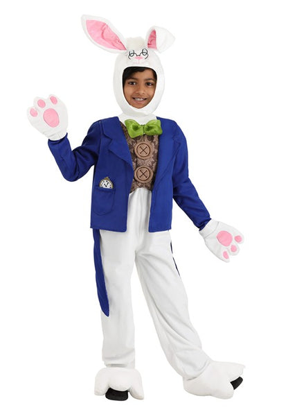 Whimsical White Rabbit Costume for Kids - US 6537