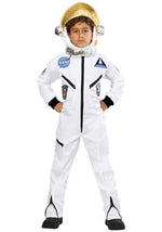 White Astronaut Jumpsuit Kid's Costume - US 0258