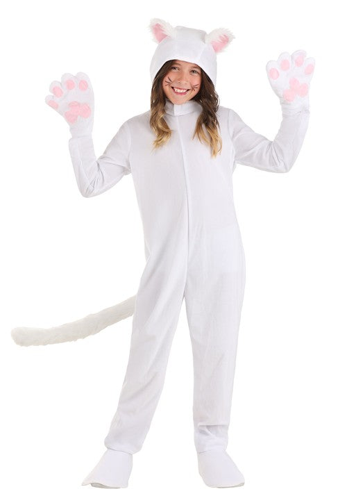 White Cat Costume for Kids - US 9520