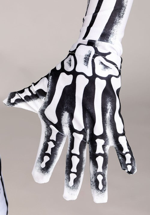 Kid's White Skeleton Costume - US 7530