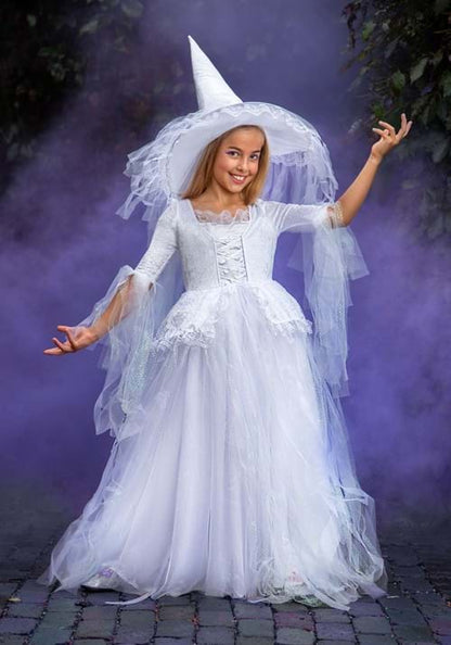 White Witch Costume for Girls - US 1770