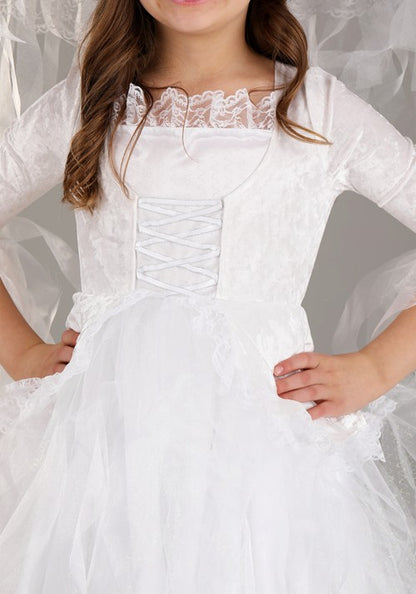 White Witch Costume for Girls - US 1770