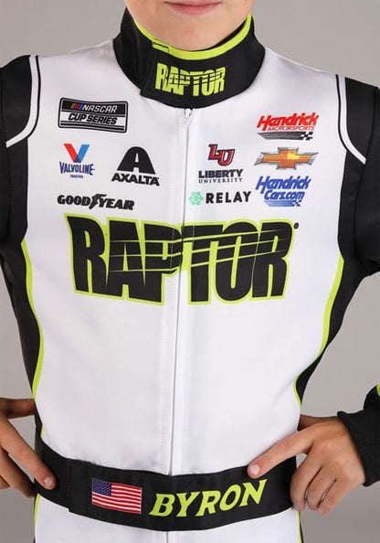 William Byron Raptor Uniform NASCAR Kid's Costume - US 9180