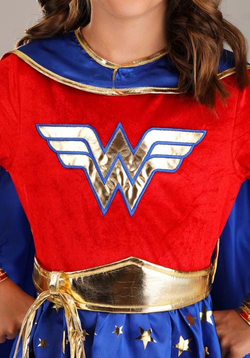 Wonder Woman Long Sleeve Dress Costume for Girls - US 6647