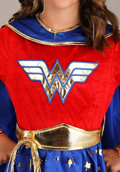 Wonder Woman Long Sleeve Dress Costume for Girls - US 6647