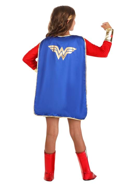 Wonder Woman Long Sleeve Dress Costume for Girls - US 6647