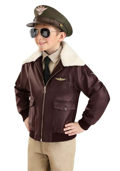 WW2 Pilot Costume Jacket for Kids - US 3321