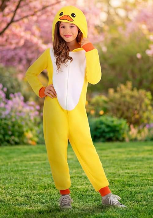 Kid's Yellow Duck Costume Onesie - US 8882