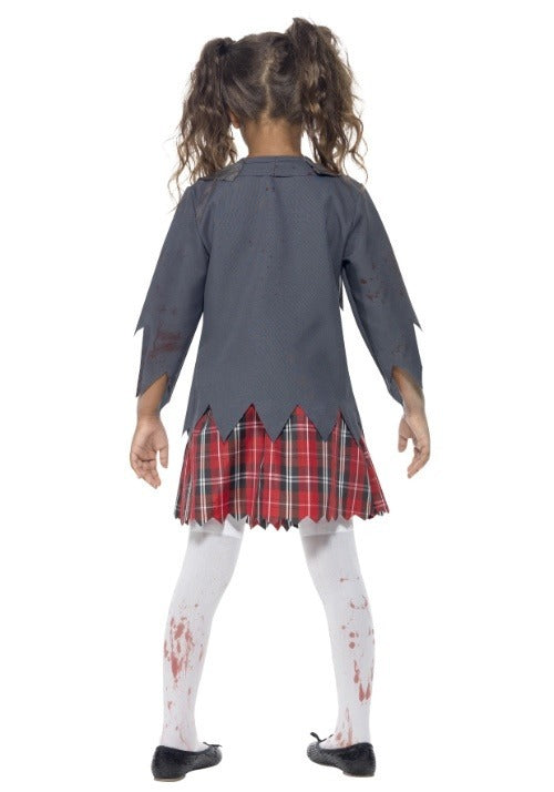 Girls Zombie School Girl Costume - US 1771