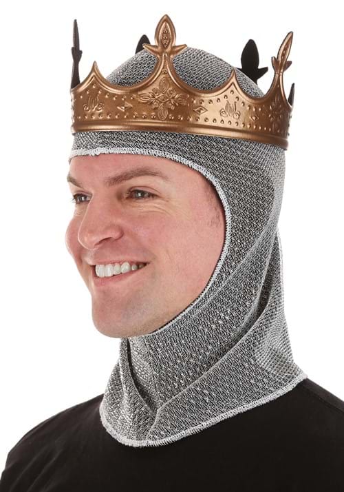 King Arthur Costume Crown & Hood Accessory - US 2886