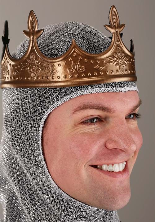 King Arthur Costume Crown & Hood Accessory - US 2886