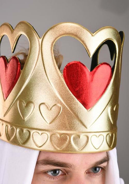 King of Hearts Crown Costume Accessory - US 3626