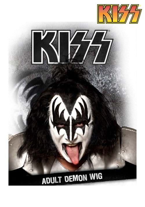 KISS Gene Simmons Demon Wig for Men - US 4503