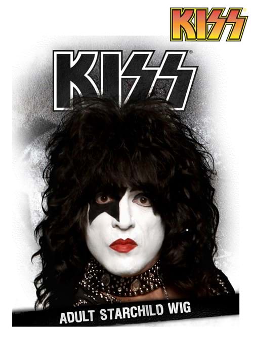 Men's KISS Starchild Costume Wig - US 8507