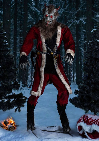 6.5FT Krampus Animatronic Decoration - US 8986