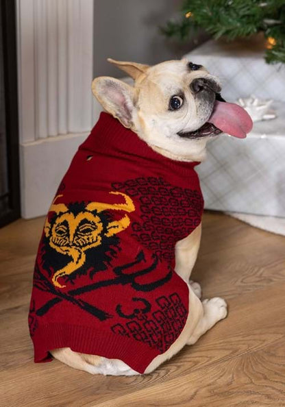 Red Krampus Holiday Pet Sweater - US 2754