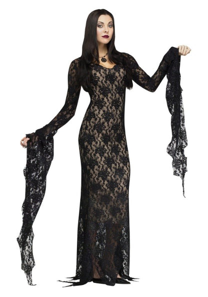 Women's Lace Miss Darkness Costume - US 9910