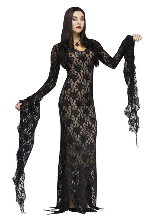 Women's Lace Miss Darkness Costume - US 9910