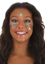 Lace Wing Oil Slick Holographic Face Decals - US 2644